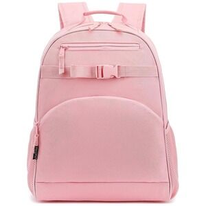 FlowFly Kids Large Backpack for Girls with Carrier Handle Shoulder Straps Pink